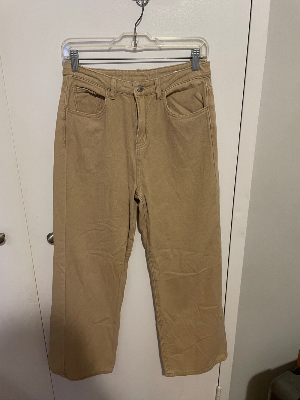 4/$20 Casual Wide-Leg Tan Pants